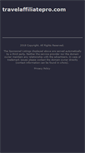 Mobile Screenshot of help.travelaffiliatepro.com